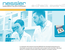 Tablet Screenshot of nessler.com